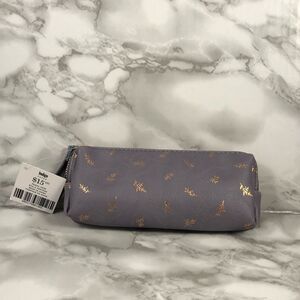 INDIGO small pencil/ makeup/ travel case NWT